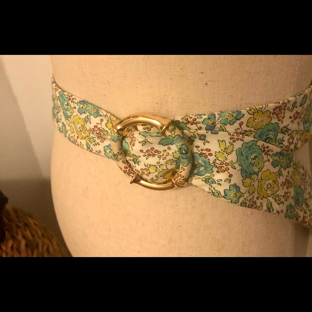 J Crew 💕 Cotton Floral Belt - Picture 2 of 6
